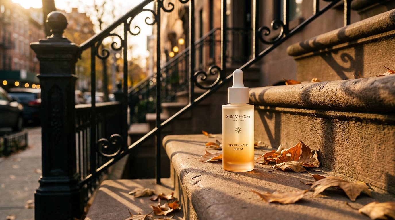 Summersby serum on a New York brownstone stoop